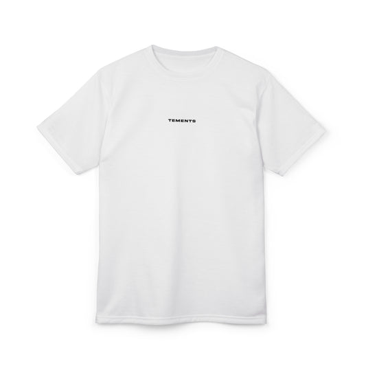T-shirt — Minimal 'TEMENTS' Logo Chest Tee